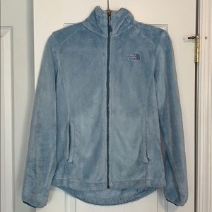 Light Blue North Face Osito Fleece Jacket